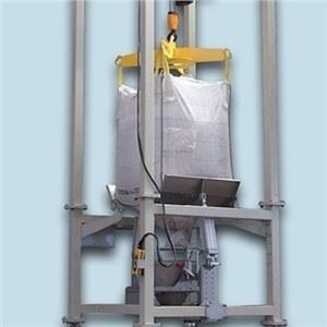 Tonski uređaj za istovar i držač vrećica